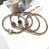 Sale Fashion Jewelry 4 Colors Simple Bracelet Bracelets Crystal From Swarovskis For Women And Female Bangle