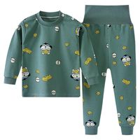 Pijamas Fashion Christmas Set Kids Fall Ropa Baby Boy Chica Dibujos animados Impreso 2 piezas Trajes para niños pequeños