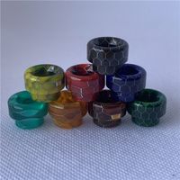 DHL 528 Snake Skin Resin Drip Tips Wide Bore Honeycomb Epoxy...