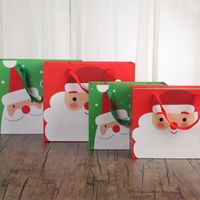 Kerst Gift Box Christma Apple Bag Verpakking Dozen Creatieve Santa Claus Xmas Eve Papieren zakken Fruit Candy Gifts Case CGGY80
