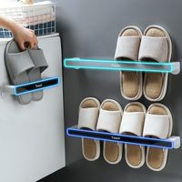 Abbigliamento Armadio Storage Bathroom Punch-gratuito Scarpe da scarpe da Punch Slipper a muro semplice