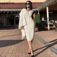 Compre al por mayor Elegantes Vestidos De Dos Piezas De La Chaqueta de bajo  precio \u0026 de calidad con envío gratuito | Es.DHgate