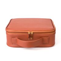 Pure Color Cosmetic Bag, Large-capacity Wash Wenxiu Nail Tool Box, Portable Storage Bag Bags & Cases