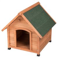 Kennels Pens Casa per animali domestici all'aperto Casa per cani in legno Tennel Cage Light Brown Cat Cat Nest Tent Shelter 76x76x72cm Popolari Prodotti