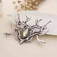 The Elves King Thranduil Spider Brooch Pin Badge Vintage Legolas Father Crystal Exaggerated Movie Statement Jewelry Whole