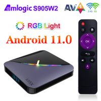 Android 11.0 TV Box 2GB 16GB A95X F3 Air II AMLOGIC S905W2 WiFi BT5.0 AV1 HD 4K Smart Media Player Quad Core Android11 ​​TVBox 2G16G
