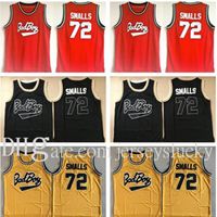 Mens Biggie Smalls Jerseys 악명 높은 b.i.g. 스티치 나쁜 소년 basketballwear 저지 # 72 Biggiesmalls 농구 셔츠