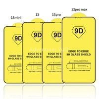 9D Full Coverage Tempered Glass for iP 13 12 11 Pro Max Mini...