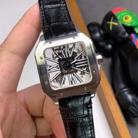 Hollow Series Watch Mens Automatische mechanische Uhren Sapphire 39,8 mm Fashion Armbandwatch Doppelklappverschluss Montre de Luxe