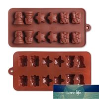 Silicone Chocolate Mold Non- stick 3D Chocolate Baking Trays ...