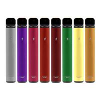 37 colores Puff Plus Dispositivo Desechable Vape Pen Cigarette 800 Puffs Disponibles 3.2ML Cartucho de vapes preceplicado Cartucho de 550mAh Código de barras de batería