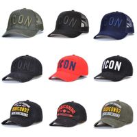 2021 Sale ICON Mens Designer hats Casquette d2 luxury embroidery cap adjustable 23 color hat behind letter