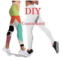 Cloocl DIY Kadın Tayt 3D Baskılı Geometrik Sanat Desenleri Şarkıcı Yıldız Fitness Spor Bayanlar Spor Koşu Sweatpants