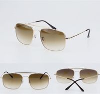 Occhiali da sole di alta qualità per uomo Donne Fashion Brand Designer Gold Metal Telaio colorato occhiali da sole occhiali con casi e scatola