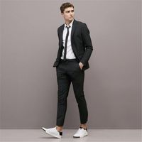 formal black coat pant