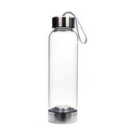 Natürlicher Quarz Edelstein Glas Wasserflasche Direkte Trinkglas-Tasse Kristall Stein Obelisk Healing Zauberstab Glas Flasche Dropship G220303