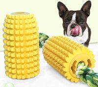 Dog Toy Corn Grinding Rod Toothbrush Pet Food Dropping Ball ...