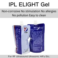 HIFU de haute qualité HIFU ipl Elight RF Gel de refroidissement à ultrasons à ultrasons Gel de refroidissement ultrasonique pour la graisse Réduit la machine de soin de la peau