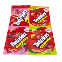 Twizzlers Gammies Candy упаковочные пакеты 600 мг сладкий фруктовый минис поворотный пахнущий запах доказательства молнии Mylar пластиковый пакет 4 * 5 дюймов в наличии
