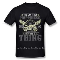 T-shirt da uomo che non puoi comprare la felicità ma può biciclette e questo è un po 'della stessa cosa Tshirt uomo T Shirt in cotone in cotone top