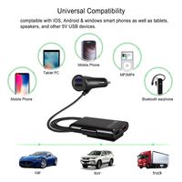 4 USB Ports Car Charger Quick Charge QC 3. 0 Universal Fast A...