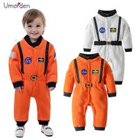 Umorden Astronauta Traje Space Traje Mamélicos para Baby Boys Niño Niño Halloween Navidad Fiesta de cumpleaños Cosplay Fuego Vestido