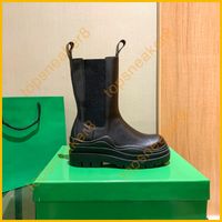 Mulheres Slip-on Martin Boots Designer Ankle Bota Preto Branco Verde Verde Com 5cm Salto