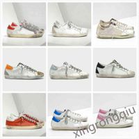 Italy Super Sneakers Man Women Casual Shoes Classic White Do -Old Sequin Dirty Shoe Designer Brazil Bartows LFu Golden Luxury Gooses