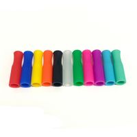 11 colori Punti in silicone cannucce in silicone adatto per paglia in acciaio inox larga 6 mm