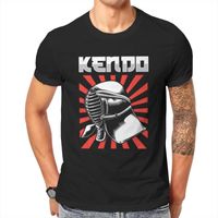 Homens camisetas Kendo Bogu Samurai Japão Shinai Katana Ninja Presente camiseta T-shirt do verão dos homens