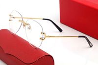 남성용 폴리 티드 선글라스 여성용 와이어 금속 합금 골드 프레임 카터 태양 안경 모조 다이아몬드 패션 디자이너 안경 음영 안경 Lunettes 드 Soleil