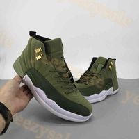 Roller Shoes Newest 12 12s basketball shoes university gold indigo taxi cny black royal blue ovo white reverse flu game cherry men women sports sneakers