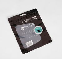 Paquete de moda Box minorista Embalaje Empaquetado Opp Bag Bolsa de cremallera Bolsas de bloqueo de cremallera para máscaras 15 * 19 cm