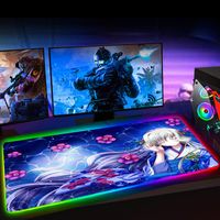Mouse Pads & Wrist Rests Gaming Computer Table Pad Gamer Rug...