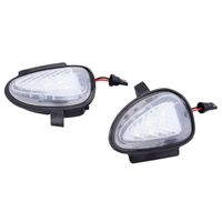 Neue 2 Stück Auto LED unter Seitenspiegellampe Pfütze licht super helle weiße lampen für vw golf 6 mk6 gti 2008-2014 für touran 2011-2014
