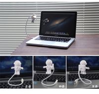 Computer PC Lampada Divertente Astronauta USB Gadget Spaceman USBS LED luce regolabile luci notturne Gadget