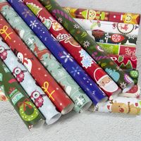 Papel de envolver de Navidad Decoración verde Artesanía Papel regalo envolver decorativo navidad fiesta embalaje paquete papel regalos