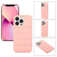 Fashion The Puffer Protective Quilted Mobile Phone Cases For IPhone 13 12 11 Pro Max Shockproof Soft PU leather Living Waterproof Dirt-resistant Cover Case