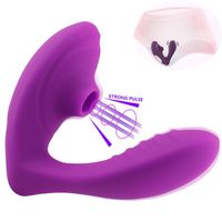Vibrators Vagina Sucking Vibrator 20 vitesses Vibrant Sucker Oral Sex Ascent Stimulateur Stimulateur Érotique Jouet Érotique Pour Femmes Bien-être sexuelle