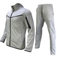 Teech Fleece Mens Tracksuits 패션 소년 2022 러닝 야외 두 조각 세트 겨울 따뜻한 재킷 트랙 팬츠 도매