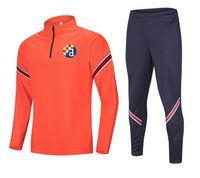 21-22 Açık Atletik Koşu Giysi Erkekler GNK Dinamo Zagreb Eşofmanlar Futbol Seti Özelleştirmek Tean Logo Futbol Eğitimi Suits
