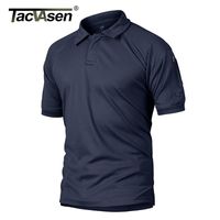 Tacvasen Sommar T-shirts Golf Polos Taktisk Kläder Snabbtork Mesh Tyg Armé Prestanda Airsoft Tee Toppar Male 210813