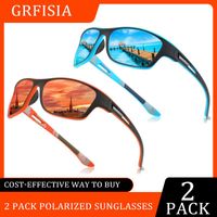 Gepolariseerde Sports Zonnebril voor Mannen Merk Designer Rijden Vissen Mode Zonnebril 100% UV-beschermingsbril CE