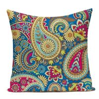 Подушка / декоративная подушка мода красочные Paisley Pattern Cototn белье подушка подушки наволочки для наволочки кресло-сиденье и квадратный 45x45см домохозяйственный обычай