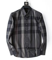 Erkek Elbise Gömlek Lüks Ince İpek Tshirt Uzun Kollu Rahat Iş Giyim Katı Renk Marka Boyutu M-4XL # 96
