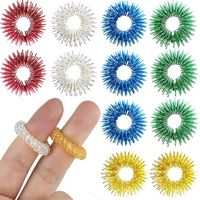 Spiky Sensory Ring Fidget Toy For Finger Massage Hand Acupre...