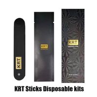 KRT-Stick-Einweg-E-Zigaretten-Geräte-Kit 280mAh-Akku 1ml leere Hülsen 1000mg Kartuschen Dampf Vape-Stift für dickes Öl A09