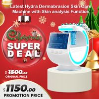 7 em 1 Microdermoabrasão Cool Hammer RF Skin Care Machine Hydro Oxygen Jet Hydra Dermabrasion Equipamento de beleza