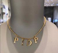 Ketten Modebrief Goldkette Halskette Armband für Herren und Frauen Partyliebhaber Geschenk Schmuck mit Box Cjeweler4