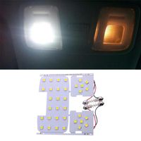 Emergency Lights 1pc K2 Car Interior LED Reading Light Compartment Bulb High Bright 6000K 800LM Auto Replacement Lamp
